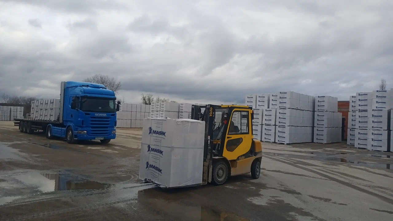 Газобетон Masix D500 625х100х250 мм фото 2