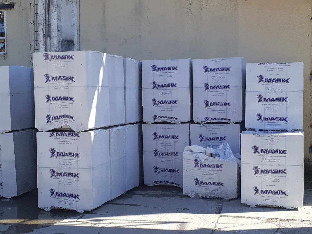 Газобетон Masix D500 625х125х250 мм фото 8